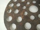 Cast Iron Trivet 6-3 4 Inch  excluding Tabs  Round For Dutch Oven