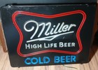 Vintage Miller High Life Beer Light Up Faux Neon Sign Classic 20 X 16 X 4