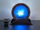 Stargate -sg1- 160mm Active Milky Way Desktop Model With Dhd And Stone Base