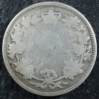 25 Cents 1885 Canada Silver Queen Victoria C    Quarter Ag-3