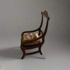 Antique American Mahogany Doll   s Chair Or Salesman Sample C1840