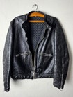 Vintage Furygan 1970s Leather Cafe Racer Jacket Size 50