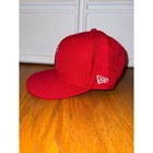 New Era Los Angeles Angels 59fifty Fitted Hat Red Mlb Baseball Cap 7 3 8