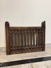 Original Authentic Wooden Window Panel   Handcrafted Antique Decor   Rustic Deco
