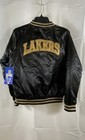 Ultra Game Women s Nba Lakers Bomber Jacket Black Gold Satin Quilted Nwt Sz M