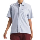 The North Face Lightrange Shirt Womens Mystic Haze Grey Hiking Short Sleeve Top