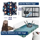 Ferret Rat Hammock Bed  Ferret Guinea Pig Nation Cage Accessories Kit Set Sta   