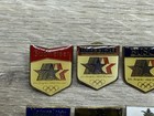 Vintage La 1984 Olympics Budweiser Busch Michelob Natural Beer Enamel Pin Lot