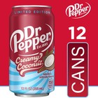 Dr Pepper Creamy Coconut Soda Pop  12 Fl Oz  12 Pack Cans Free Shipping