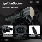 6x Oem Ignition Coil iridium Spark Plugs Pack For Mercedes-benz C300 E350 Uf535