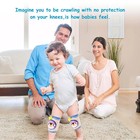 3pairs Baby Crawling Knee Pads     Anti-slip Safety Elbow   Leg Protectors Set