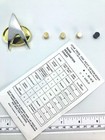Star Trek Tng The Next Generation  Costume Communicator Badge Pin Rank Pips Set