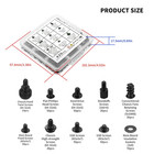 420pcs Computer Screws  Motherboard Standoffs Kit For Motherboard Laptop Compute