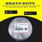 Galvanized Tie Wire  16 Gauge Soft Annealed  3 5lb Rolls 1 - 100 Qty Simba Steel