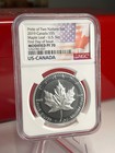 2019 S 5 Silver Canada Maple Leaf   Ngc Modified Pf70  Pride Of Two Nations