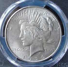 1926-d Peace Silver Dollar - Pcgs Ms 62 - Gold Shield