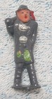 Lot Of 7 Vtg Barclay Lead Little People Figures Hobo Conductor Man With Coat B