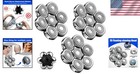 Universal 7-blade Replacement Shaver Head For Smooth Bald Shaving - 3 Pack