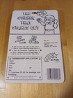 Vintage 1980s Stickers 3d Star Bright Design Video Glasses New Sealed Rare Htf