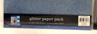 12  X 12  Blue Glitter Paper Pack For Scrapbooking   Crafts By Colorbok 63253