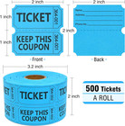 Essential 500 Raffle Tickets Double Roll  Raffle Tickets Roll With Name And Phon
