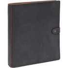 Genuine Leather 3-ring Binder Portfolio Organizer W  Pockets Business Cards New