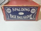 Antique Vintage Spalding Baseball Glove Box Rare Early