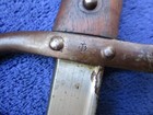 Rare French Navy Original M1874 Gras Bayonet And Scabbard Made By Oudry Paris