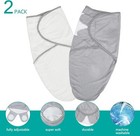 0-3 Months Baby Swaddle Adjustable Newborn Swaddles Blanket 2 Pack Multi-color
