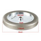 Cbn Grinding Wheel 8 Inch 1 25  Wide  5 8  Bore Aluminum Body