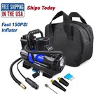 150 Psi Tire Inflator Portable  Air Compressor For Car Auto Shut-off