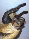 Tribal Tiki Figurine Statue  Sculpture Handmade Wooden Primitive Vintage  5 In