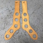 Vintage Wooden Sock Blockers Pair Primitive Rustic Knitting Tools