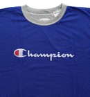 Champion Men s Big   Tall Reversible Mesh Jersey   Knit Tee Shirt  Script Logo