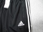 Adidas Mens Large Designed To Move 3-stripes Shorts Pockets Black   White