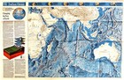 1992-6 June Pacific  Indian Ocean Floors Sea Vents National Geographic Map  962 