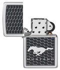 Zippo Windproof Lighter  Ford Mustang  Grill Pattern  49328  New In Box