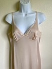 Vintage Lingerie 1980   s Vassarette Full Slip Nylon Beige Size 36t