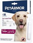Petarmor Flea   Tick Treatment For Large Dogs 45-88 Lbs  3 Count  3-month Supply