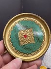  f  Set Of 3 Vintage Coasters Florentine Made In Italy Florentine