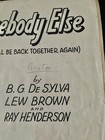 1931 You Try Somebody Else  we ll Be Back Together Again  Sheet Music Vintage