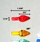 27 Med large Twist Lights Bulbs Ceramic Christmas Tree 9 Pretty Colors Free Ship