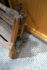 Antique Brighton  110 Clothes Laundry Ringer Wringer Wood Hand Crank Roller