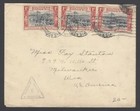 Southern Rhodesia 1940 Cvr To Usa Triangle Passed By  censor   6   S  Rhodesia