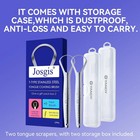 Stainless Steel Tongue Cleaner Scraper 2pack Dual-head Design For Gentle Tongue