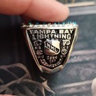 Tampa Bay Lightning 2004 Stanley Cup Souvenir Ring Silver blue Nhl Hockey Size11