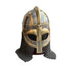 Handmade Viking Helmet Steel With Chainmail Aventail Wearable Medieval Armor
