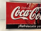 Disfruta Coca Cola  refrescate Ya  1960-1970 s Flange 2-way Metal Sign 21 5x12