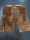 Bavarian Trachten Men Wear Oktoberfest Shorts Lederhosen Shorts 32   