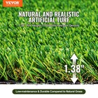 Vevor 5x10ft Artificial Grass Green Fake Turf Carpet Mat Rug In outdoor Garden